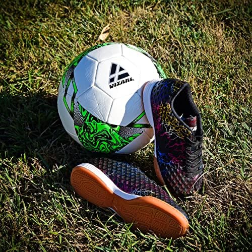 Vizari Kids Zodiac Jr Id נעלי כדורגל מקורה לבנים ולבנות | שימוש בכדורגל מקורה ופוטסל